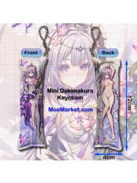 Honkai: Star Rail Castorice Mini Dakimakura Keychain Phone Strap Honkai: Star Rail Castorice Mini Dakimakura Keychain Phone Strap