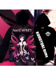 Accel World Full Color Zip-Up Hoodie Sweatshirt Accel World Full Color Zip-Up Hoodie Sweatshirt
