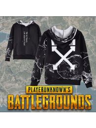 PlayerUnknown's Battlegrounds Full Color Pullover Hoodie Sweatshirt