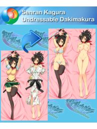 Senran Kagura Undressable Dakimakura Hugging Pillow Cover Senran Kagura Undressable Dakimakura Hugging Pillow Cover