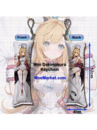 Genshin Impact Escoffier Mini Dakimakura Keychain Phone Strap Genshin Impact Escoffier Mini Dakimakura Keychain Phone Strap