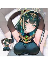 Genshin Impact Nefer 3D Wrist Rest Oppai Mouse Pad Genshin Impact Nefer 3D Wrist Rest Oppai Mouse Pad