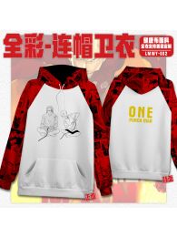 One Punch Man Full Color Pullover Hoodie Sweatshirt One Punch Man Full Color Pullover Hoodie Sweatshirt