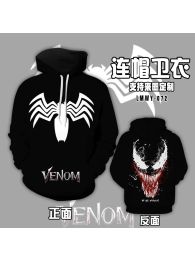 Marvel Venom Color Pullover Hoodie Sweatshirt Marvel Venom Color Pullover Hoodie Sweatshirt