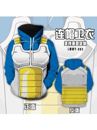 DragonBall Vegeta Color Pullover Hoodie Sweatshirt DragonBall Vegeta Color Pullover Hoodie Sweatshirt