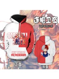 Boku no Hero Academia Todoroki Shoto Color Pullover Hoodie Sweatshirt Boku no Hero Academia Todoroki Shoto Color Pullover Hoodie Sweatshirt