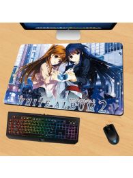 White Album Gaming Mouse Pad Desk Pad Playmat White Album Gaming Mouse Pad Desk Pad Playmat