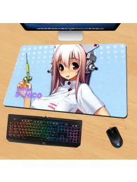Super Sonico Gaming Mouse Pad Desk Pad Playmat Super Sonico Gaming Mouse Pad Desk Pad Playmat