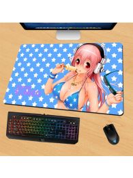 Super Sonico Gaming Mouse Pad Desk Pad Playmat Super Sonico Gaming Mouse Pad Desk Pad Playmat