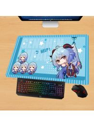 Genshin Impact Ganyu Gaming Mouse Pad Desk Pad Playmat Genshin Impact Ganyu Gaming Mouse Pad Desk Pad Playmat