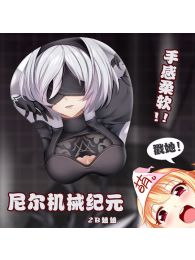 NieR: Automata 2B 3D Wrist Rest Mouse Pad NieR: Automata 2B 3D Wrist Rest Mouse Pad