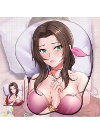Final Fantasy VII Remake Aerith Gainsborough 3D Wrist Rest Oppai Mouse Pad Final Fantasy VII Remake Aerith Gainsborough 3D Wrist Rest Oppai Mouse Pad