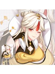 Genshin Impact Ningguang 3D Wrist Rest Oppai Mouse Pad Genshin Impact Ningguang 3D Wrist Rest Oppai Mouse Pad