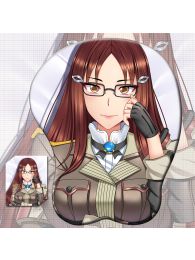 Valkyria Chronicles 4 Minerva Victor 3D Wrist Rest Oppai Mouse Pad Valkyria Chronicles 4 Minerva Victor 3D Wrist Rest Oppai Mouse Pad