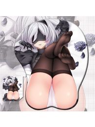 NieR: Automata 2B 3D Wrist Rest Oppai Mouse Pad NieR: Automata 2B 3D Wrist Rest Oppai Mouse Pad