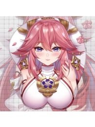 Genshin Impact Yae Miko 3D Wrist Rest Oppai Mouse Pad Genshin Impact Yae Miko 3D Wrist Rest Oppai Mouse Pad