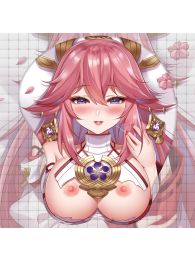 Genshin Impact Yae Miko 3D Wrist Rest Oppai Mouse Pad Genshin Impact Yae Miko 3D Wrist Rest Oppai Mouse Pad