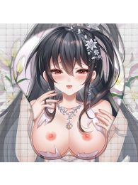 Azur Lane Taihou Wedding Dress 3D Wrist Rest Oppai Mouse Pad Azur Lane Taihou Wedding Dress 3D Wrist Rest Oppai Mouse Pad