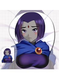 Teen Titans Raven 3D Wrist Rest Oppai Mouse Pad Teen Titans Raven 3D Wrist Rest Oppai Mouse Pad