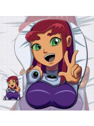 Teen Titans Starfire 3D Wrist Rest Oppai Mouse Pad Teen Titans Starfire 3D Wrist Rest Oppai Mouse Pad