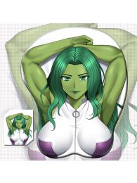 Marvel She-Hulk 3D Wrist Rest Oppai Mouse Pad Marvel She-Hulk 3D Wrist Rest Oppai Mouse Pad