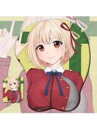 Lycoris Recoil Chisato Nishikigi 3D Wrist Rest Oppai Mouse Pad Lycoris Recoil Chisato Nishikigi 3D Wrist Rest Oppai Mouse Pad
