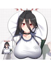 Blue Archive Hanekawa Hasumi 3D Wrist Rest Oppai Mouse Pad Blue Archive Hanekawa Hasumi 3D Wrist Rest Oppai Mouse Pad