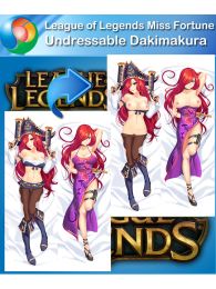 League of Legends Miss Fortune Undressable Dakimakura Pillow Cover League of Legends Miss Fortune Undressable Dakimakura Pillow Cover