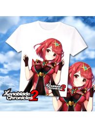 Xenoblade Chronicles 2 Pyra T-Shirt White Tee Xenoblade Chronicles 2 Pyra T-Shirt White Tee
