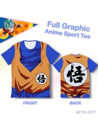 DragonBall Double-sided Full Graphic T-shirt DragonBall Double-sided Full Graphic T-shirt