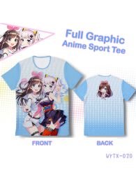 Virtual Youtuber Double-sided Full Graphic T-shirt Virtual Youtuber Double-sided Full Graphic T-shirt