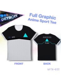 Detroit: Become Human Double-sided Full Graphic T-shirt Detroit: Become Human Double-sided Full Graphic T-shirt