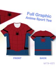 Marvel Spider-Man Double-sided Full Graphic T-shirt Marvel Spider-Man Double-sided Full Graphic T-shirt