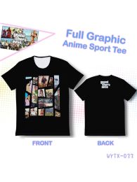 Grand Theft Auto Double-sided Full Graphic T-shirt