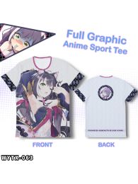 Princess Connect! Re:Dive Double-sided Full Graphic T-shirt Princess Connect! Re:Dive Double-sided Full Graphic T-shirt