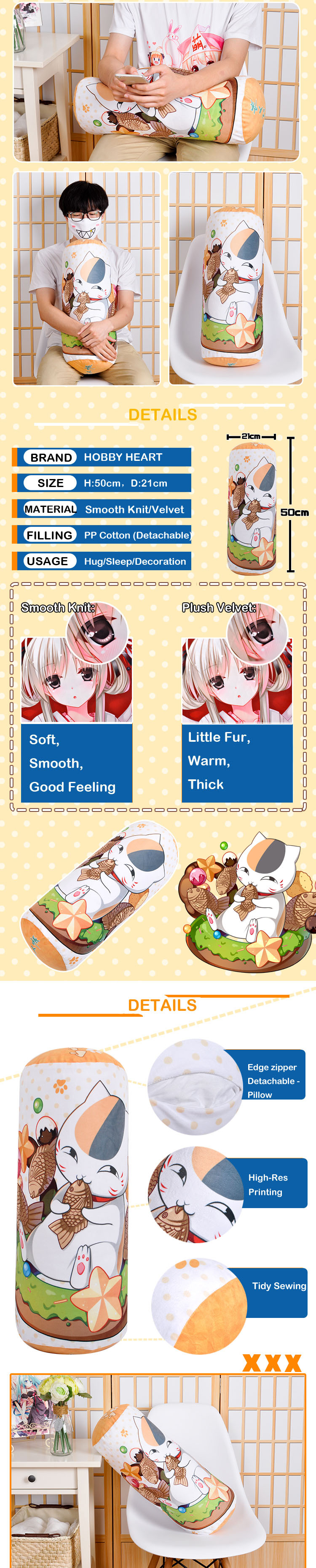 Anime Bloster Pillow